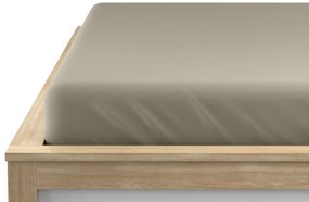 Napínacia plachta z mikrovlákna béžová 180 x 200 cm