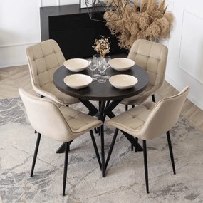 PROXIMA.store - Okrúhly rozkladací stôl DORIAN FARBA: biela, FARBA NÔH: biela