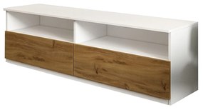 TV stolík/skrinka Naturalia T (biela). Akcia -18%. Vlastná spoľahlivá doprava až k Vám domov. 1127707