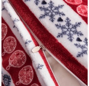 Sada mikroplyšových obliečok TWINKLE CHRISTMAS farebné + obliečka mikroplyš SOFT 90x200 cm biela, jednolôžko