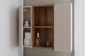 Závěsný koupelnový regál Nova Cashmere 60 cm dub coast evoke