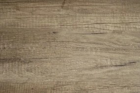 Rozkladacia posteľ Patrik Color 90x200 cm, biela/dub canyon