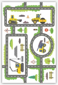 Detský koberec STAVBÁR - PRINT EMMA ROZMERY: 160x230