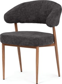 Jedálenská stolička látka/kov CT-L5031 Farba: Sivá