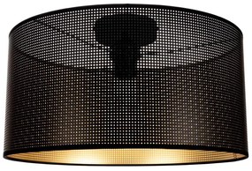 Stropné svietidlo ALDO 1xE27/60W/230V pr. 40 cm čierna