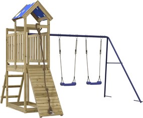 vidaXL Vonkajšia súprava na hranie impregnovaná borovica