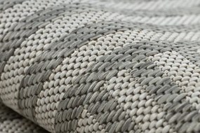 Koberec ORGANIC 2131 geometrický, krémový / sivý / naturálny