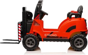 LEAN CARS Akumulátorový vysokozdvižný vozík WH101 červený