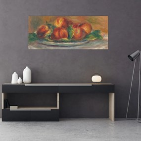 Obraz - Auguste Renoir, Peaches on a  Plate, reprodukcia (120x50 cm)