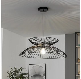 Brilagi - LED luster na lanku CERIA WIRE 1xE27/40W/230V pr. 60 cm čierna