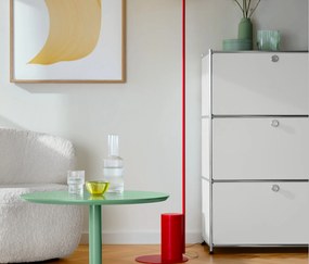 Okrúhly konferenčný stolík, šalviový