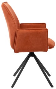 Otočná stolička LUGRO tehlová 871745