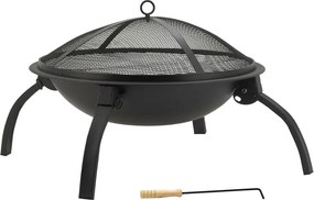 Ohnisko s grilovacou mriežkou a poklopom Cattara Vezuv, ø 48 cm