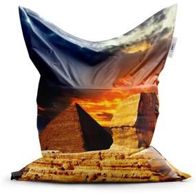 Sablio Sedací vak Pyramídy - 150x100 cm