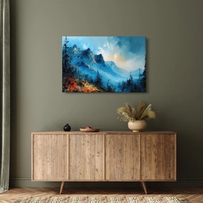 Obraz - Maľba hôr (90x60 cm)