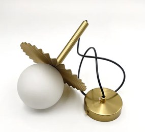 Luster na lanku CHITA 1xG9/5W/230V zlatý