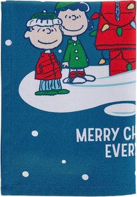 PEANUTS Utierka "Merry Christmas" - tm.modrá