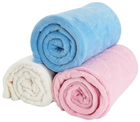 Ružová detská deka z mikroflanelu 110x140 cm Exclusive – B.E.S.