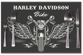 Sablio Prestieranie Harley-Davidson S krídlami: 40x30cm