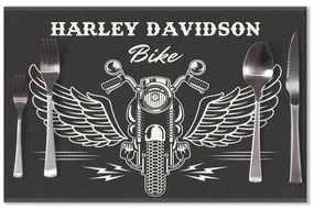 Sablio Prestieranie Harley-Davidson S krídlami: 40x30cm