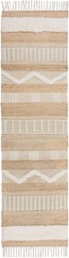 XXXLutz RUČNE TKANÝ KOBEREC, 230/60 cm krémová, prírodná farba Flair Rugs - Online Only bytové doplnky - 003165023401
