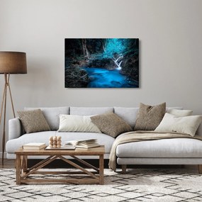Obraz - Magická noc v tropickom lese (90x60 cm)
