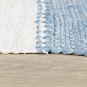 My Flair, Kusový koberec Ashram Hellblau, 160x230, modrá, chodba / predsieň