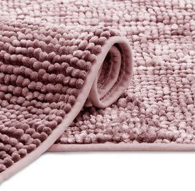 Fialová kúpeľňová predložka AmeliaHome Bati, 60 x 90 cm