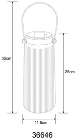 Globo 36646 - LED Solárne svietidlo SOLAR 2xLED/0,5W/3V 3000K IP44