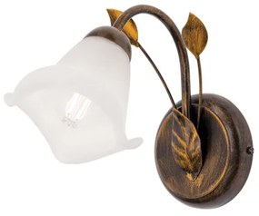 Orion WA 2-1372/1 - Nástenná lampa SISI 1xE14/40W/230V bronz/patina