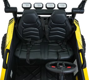 Ramiz Elektrická bugina TURBO 23 pre deti žltá