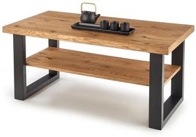 Konferenčný stolík Horal (prirodne drevo + čierna). Vlastná spoľahlivá doprava až k Vám domov. 1048926