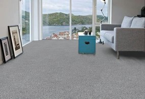 Lano, Koberec metráž Sparkle 750, na mieru, šíře 4m,5m, šedá, ab (mriežka), chodba / predsieň