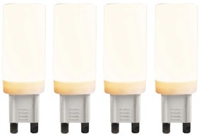 Sada 4 G9 3-stupňovo stmievateľných LED žiaroviek 4,5W 500 lm 2700K