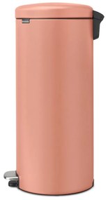 Nášľapný oceľový odpadkový kôš v lososovej farbe 30 l NewIcon – Brabantia