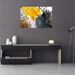 Obraz - Abstraktný akvarel (90x60 cm)