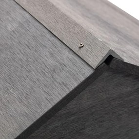 Garáž pre kosačku šedá 80x80x70 cm WPC