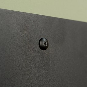 Čierna kovová polica 30 cm Flex – Spinder Design