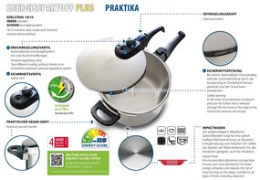 Elo 99422 Tlakový hrniec Praktika 4 l, 4 l