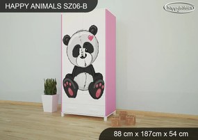 Detská skriňa ZVIERACIE KAMARÁTI - TYP 6B