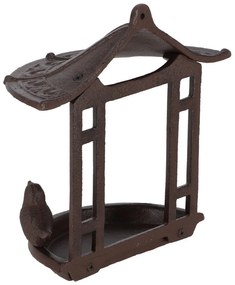 Závesné liatinové kŕmidlo Esschert Design, výška 24,4 cm