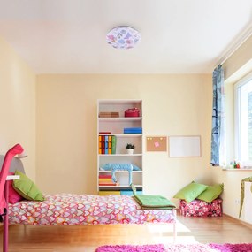 RABALUX LED stropné svietidlo do detskej izby HANKA, 24 W, teplá biela, 38 cm, okrúhle