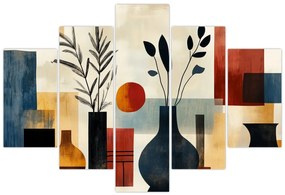 Obraz - Kubistické vázy (150x105 cm)