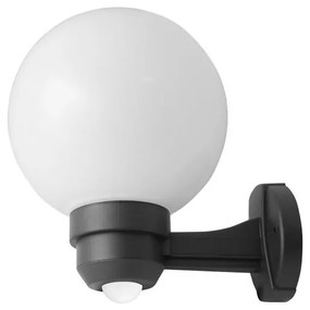 Vonkajšie nástenné svietidlo s čidlom PARK 1xE27/60W/230V