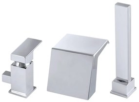 Gamma Caro, 3-otvorová vaňová batéria, chrómová, GMA-BCK3O-CH