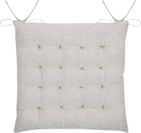 Oboustranný podsedák na židli Ombrage 38x38 cm béžový