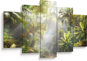 Obraz - Tropický dažďový prales (150x105 cm)
