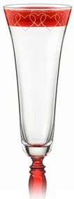 Crystalex Poháre na šumivé víno Victoria 1LOVE 180 ml, 2 ks