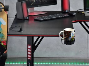 PC stolík Matts C (čierna). Vlastná spoľahlivá doprava až k Vám domov. 1109785