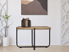 Konferenčný stolík Cebu 75 cm čierny/hnedý